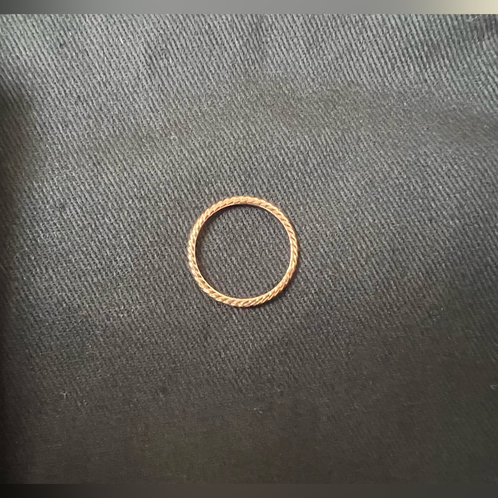 Ring Concierge Skinny Rope Eternity Ring 14K Rose Gold size 5 discontinued - Picture 6 of 10